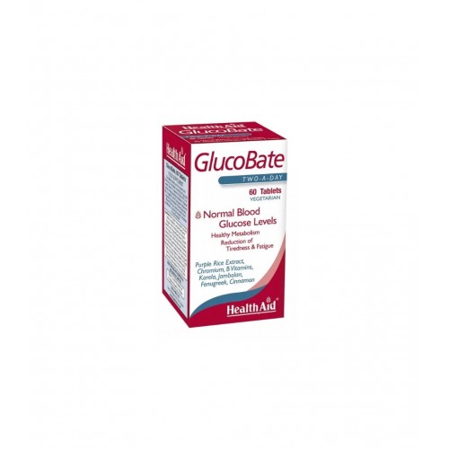 HEALTHAID GLUCOBATE / ГЛЮКОБЕЙТ - ПОДДЪРЖАНЕ НА НОРМАЛНИТЕ НИВА НА ГЛЮКОЗАТА В КРЪВТА ТАБЛ. Х60