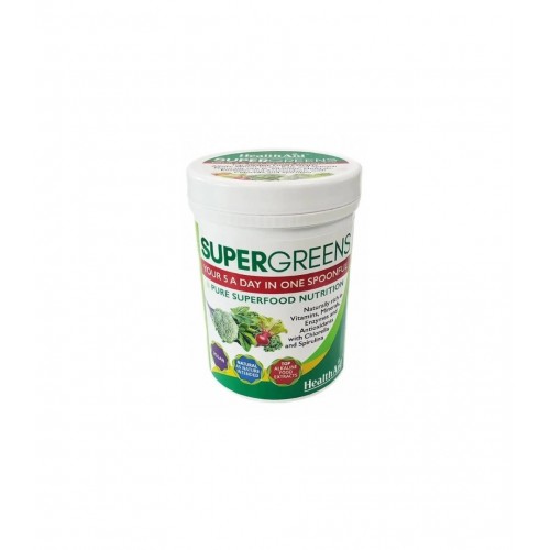 HEALTHAID SUPER GREENS / ЗА СИЛЕН ИМУНИТЕТ 200ГР ПРАХ HEALTHAID SUPER GREENS / ЗА СИЛЕН ИМУНИТЕТ 200ГР ПРАХ