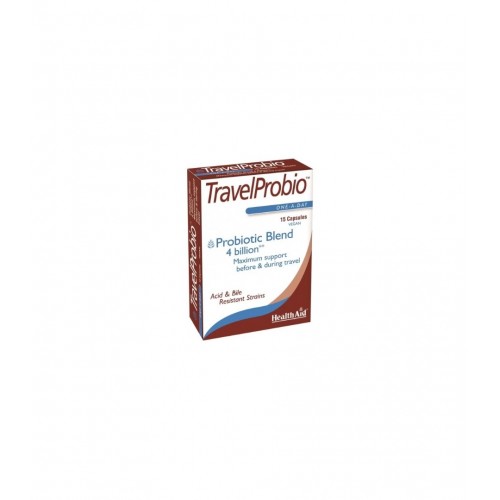 HEALTHAID TRAVEL PROBIO / ПРИ СТОМАШНО-ЧРЕВНИ ПРОБЛЕМИ КАПС. Х15