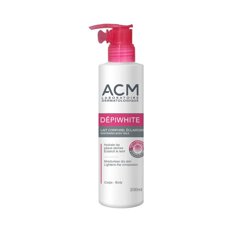 ACM DEPIWHITE BODY MILK / ИЗСВЕТЛЯВАЩО МЛЯКО ЗА ТЯЛО 200МЛ ACM DEPIWHITE BODY MILK / ИЗСВЕТЛЯВАЩО МЛЯКО ЗА ТЯЛО 200МЛ