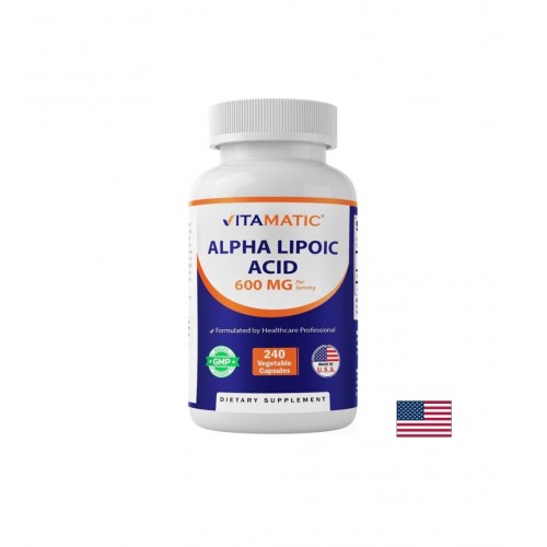 VITAMATIC ALPHA LIPOIC ACID / АЛФА-ЛИПОЕВА КИСЕЛИНА 300 МГ ВЕГАН КАПС. X 240 VITAMATIC ALPHA LIPOIC ACID / АЛФА-ЛИПОЕВА КИСЕЛИНА 300 МГ ВЕГАН КАПС. X 240
