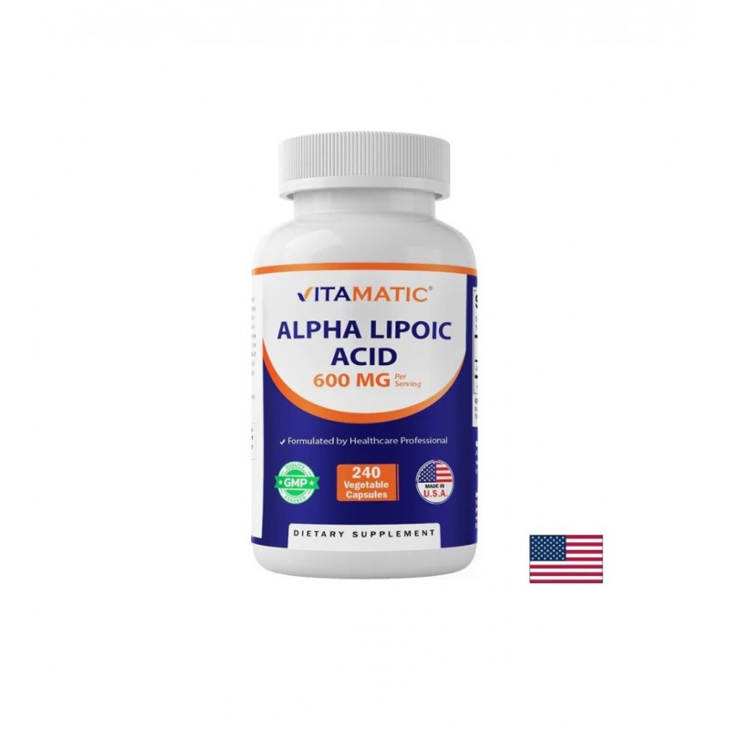 VITAMATIC ALPHA LIPOIC ACID / АЛФА-ЛИПОЕВА КИСЕЛИНА 300 МГ ВЕГАН КАПС. X 240