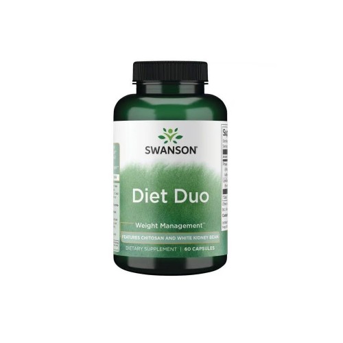 SWANSON DIET DUO - FEATURES CHITOSAN AND WHITE KIDNEY BEAN / СУОНСЪН ДИЕТИЧНО ДУО С ХИТОЗАН И БЯЛ БОБ КАПС. X 60