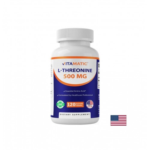 VITAMATIC L-THREONINE / Л-ТРЕОНИН СИЯЙНА КОЖА И КОМФОРТ В СТАВИТЕ 500 МГ ВЕГАН КАПС X 120 VITAMATIC L-THREONINE / Л-ТРЕОНИН СИЯЙНА КОЖА И КОМФОРТ В СТАВИТЕ 500 МГ ВЕГАН КАПС X 120