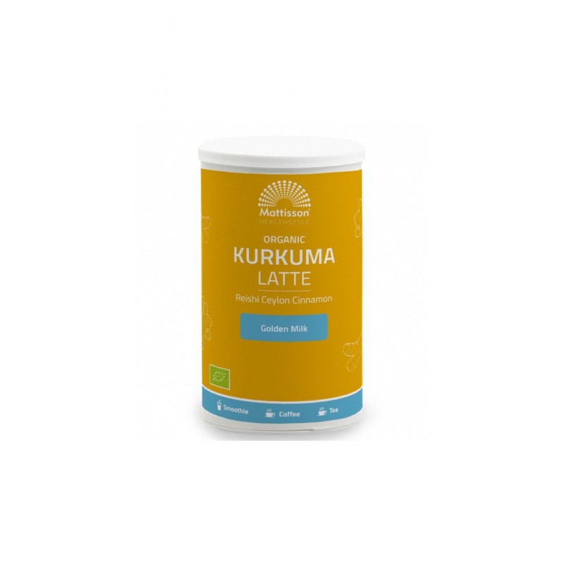 MATTISSON HEALTHSTYLE / ORGANIC KURKUMA LATTE - REISHI CEYLON SINNAMON / БИО ЛАТЕ КУРКУМА С РЕЙШИ ЦЕЙЛОНСКА КАНЕЛА 160ГР MATTISSON HEALTHSTYLE / ORGANIC KURKUMA LATTE - REISHI CEYLON SINNAMON / БИО ЛАТЕ КУРКУМА С РЕЙШИ ЦЕЙЛОНСКА КАНЕЛА 160ГР