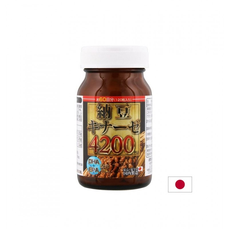 MARUMAN NATTOKINASE + DHA + EPA / НАТОКИНАЗА 2100 FU + DHA + EPA КРЪВООБРАЩЕНИЕ И СЪРДЕЧНО-СЪДОВА СИСТЕМА КАПС. X 120