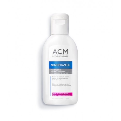ACM NOVOPHANE.K SHAMPOO / ШАМПОАН ПРОТИВ ПЪРХОТ И ДЪЛБОКО ПОЧИСТВАНЕ НА СКАЛПА 125МЛ