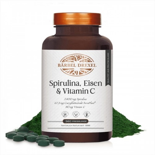 BARBEL DREXEL / SPIRULINA, EISEN, VITAMIN C / СПИРУЛИНА, ЖЕЛЯЗО И ВИТАМИН C ТАБЛ. X360