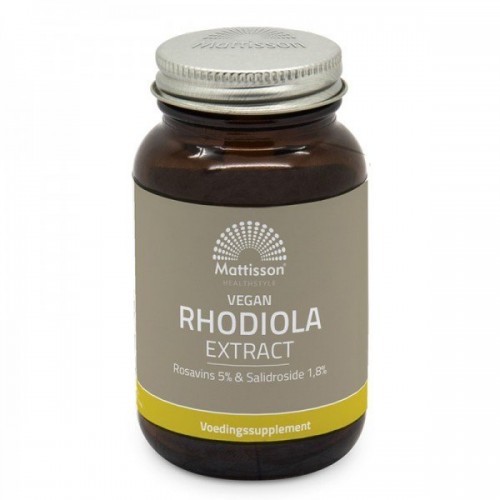 MATTISSON HEALTHSTYLE / VEGAN RHODIOLA EXTRACT / ЗЛАТЕН КОРЕН КАПС. X60