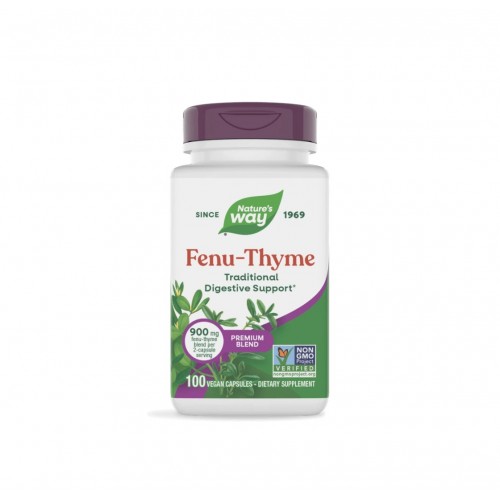 NATURE'S WAY PREMIUM BLEND FENU-THYME / СТОМАШНО-ЧРЕВЕН ТРАКТ И БЕЛОДРОБНА ФУНКЦИЯ КАПС. Х100 NATURE'S WAY PREMIUM BLEND FENU-THYME / СТОМАШНО-ЧРЕВЕН ТРАКТ И БЕЛОДРОБНА ФУНКЦИЯ КАПС. Х100