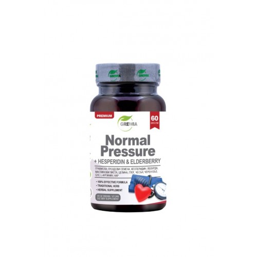 GREWIA NORMALPRESSURE + HESPERIDIN + ELDERBERRY / НОРМАЛ ПРЕША ЗА ЗДРАВО СЪРЦЕ И НОРМАЛНО КРЪВНО НАЛЯГАНЕ + ХЕСПЕРИДИН & ЧЕРЕН БЪЗ ВЕГАН КАПС. Х60 GREWIA NORMALPRESSURE + HESPERIDIN + ELDERBERRY / НОРМАЛ ПРЕША ЗА ЗДРАВО СЪРЦЕ И НОРМАЛНО КРЪВНО НАЛЯГАНЕ + ХЕСПЕРИДИН & ЧЕРЕН БЪЗ ВЕГАН КАПС. Х60