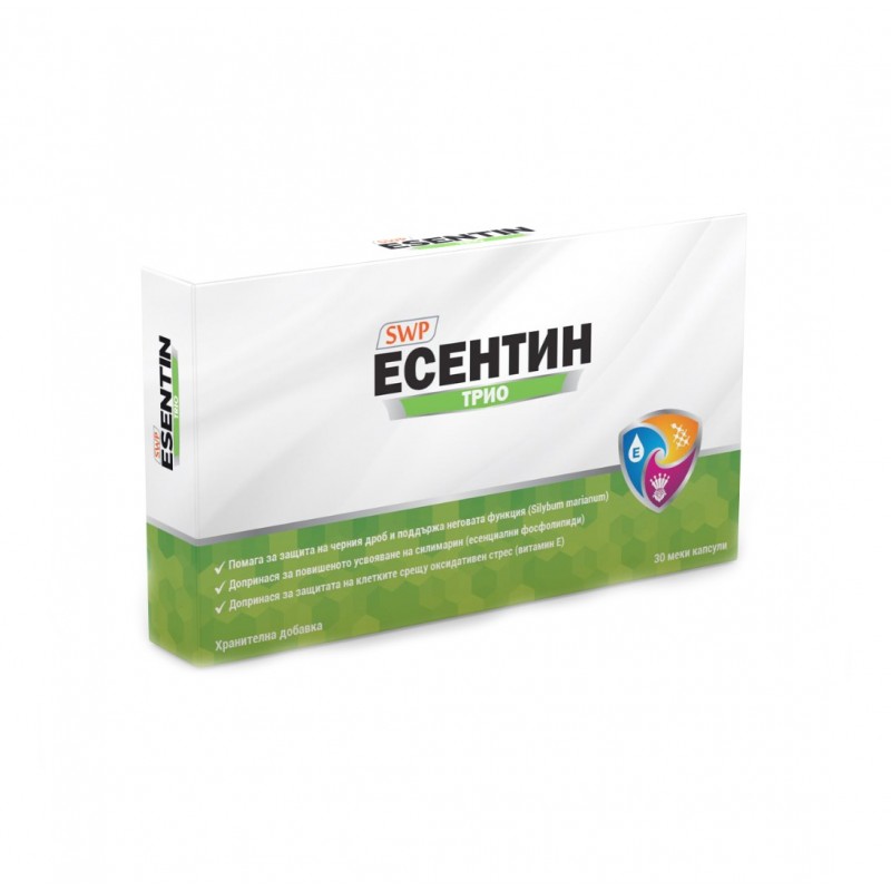 SUN WAVE PHARMA ESENTIN TRIO CAPSULES / ЕСЕНТИН ТРИО МЕКИ КАПС. X 30 ...