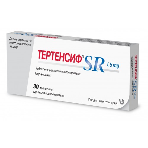SERVIER TERDENSIF SR / ТЕРТЕНСИФ СР 1.5МГ ТАБЛ. Х30