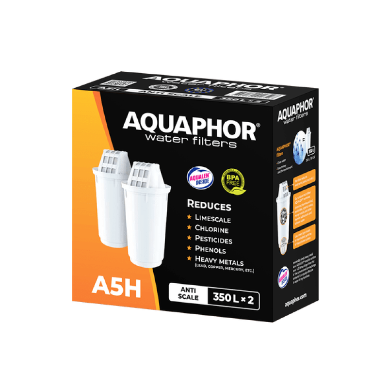 Aquaphor Филтриращ модул A5 H (омекотяващ) 350 л. Комплект 2 бр. Aquaphor Филтриращ модул A5 H (омекотяващ) 350 л. Комплект 2 бр.