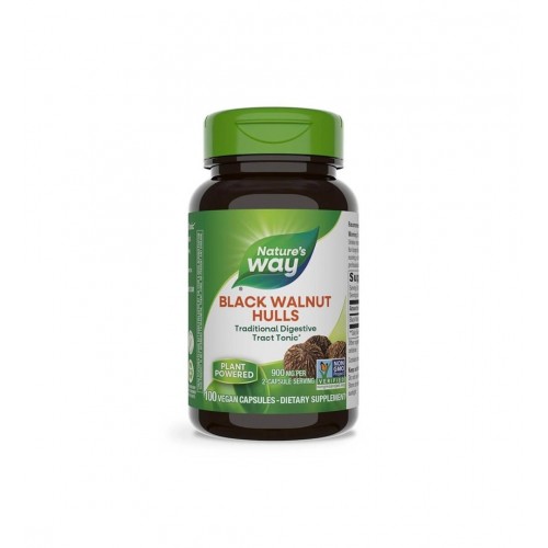 NATURE'S WAY BLACK WALNUT HULLS / ЧЕРЕН ОРЕХ (ШУШУЛКА) 500МГ КАПС. Х100 NATURE'S WAY BLACK WALNUT HULLS / ЧЕРЕН ОРЕХ (ШУШУЛКА) 500МГ КАПС. Х100