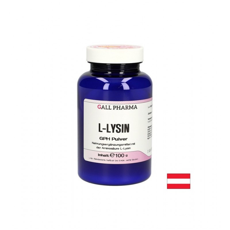 GALL PHARMA L-LYSIN / ХЕРПЕС СИМПЛЕКС, ИМУННО ЗДРАВЕ Л-ЛИЗИН ПРАХ 100 ГР