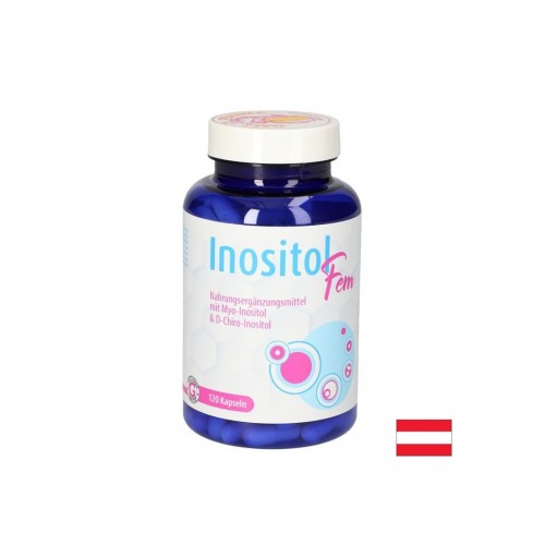 GALL PHARMA INOSITOL FEM / ХОРМОНАЛЕН БАЛАНС ИНОЗИТОЛ ЗА ЖЕНИ + ФОЛИЕВА КИСЕЛИНА И ВИТАМИН В6 КАПС. X 120 GALL PHARMA INOSITOL FEM / ХОРМОНАЛЕН БАЛАНС ИНОЗИТОЛ ЗА ЖЕНИ + ФОЛИЕВА КИСЕЛИНА И ВИТАМИН В6 КАПС. X 120