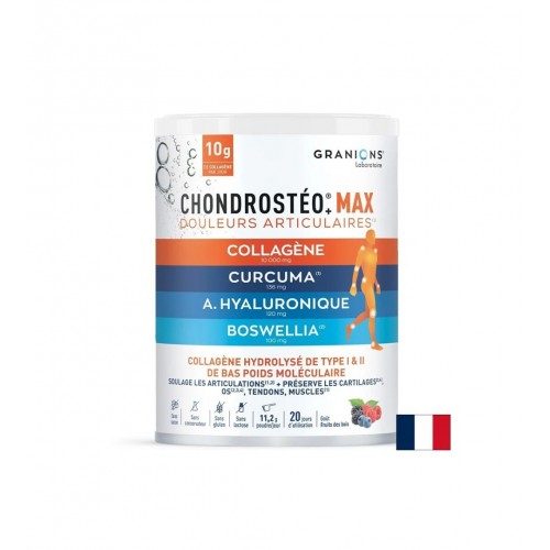 EA PHARMA CHONDROSTEO+ MAX / КОЛАГЕНОВА ФОРМУЛА ЗА СТАВИТЕ, ХРУЩЯЛИТЕ И СЪЕДИНИТЕЛНАТА ТЪКАН ПРАХ 230 ГР