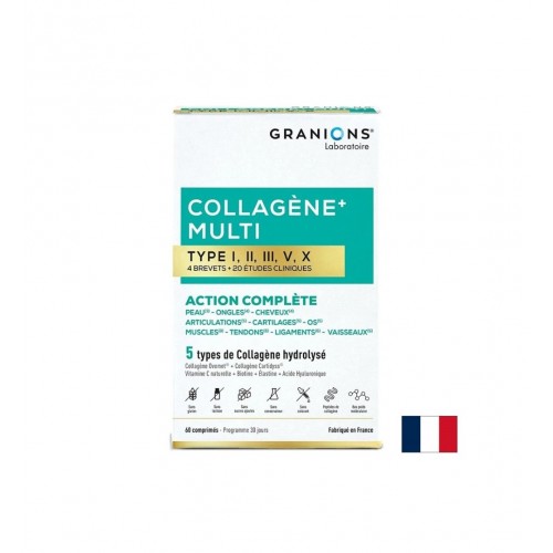 EA PHARMA COLLAGENE+ MULTI / МОРСКИ КОЛАГЕН ТИП I, II, III, V И X ЗА КОЖА, КОСА И НОКТИ ТАБЛ. X 60 EA PHARMA COLLAGENE+ MULTI / МОРСКИ КОЛАГЕН ТИП I, II, III, V И X ЗА КОЖА, КОСА И НОКТИ ТАБЛ. X 60