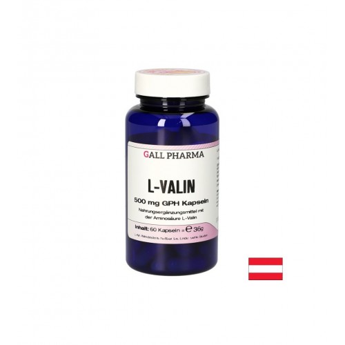 GALL PHARMA L-VALIN / МУСКУЛНА ФУНКЦИЯ Л-ВАЛИН 500 МГ КАПС. X 60