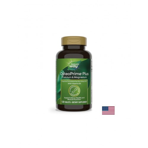 NATURE'S WAY OSTEO PRIME PLUS CALCIUM + MAGNEZIUM / ОСТЕО ПРИМ ПЛЮС КАЛЦИЙ + МАГНЕЗИЙ ТАБЛ. Х120