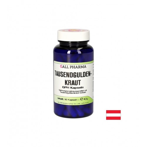 GALL PHARMA TAUSENDGULDEN KRAUT / ПОДДЪРЖА НОРМАЛНОТО ХРАНОСМИЛАНЕ ЧЕРВЕН КАНТАРИОН КАПС. X 90