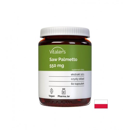 VITALER'S SAW PALMETTO / САО ПАЛМЕТО ПРОСТАТА И УРИНАРЕН ТРАКТ 550 МГ КАПС. X 60