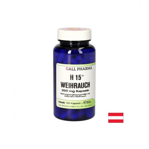 GALL PHARMA H15 WEIHRAUCH / В ПОДКРЕПА НА СТАВИТЕ БОСВЕЛИЯ КАПС. X 100 GALL PHARMA H15 WEIHRAUCH / В ПОДКРЕПА НА СТАВИТЕ БОСВЕЛИЯ КАПС. X 100