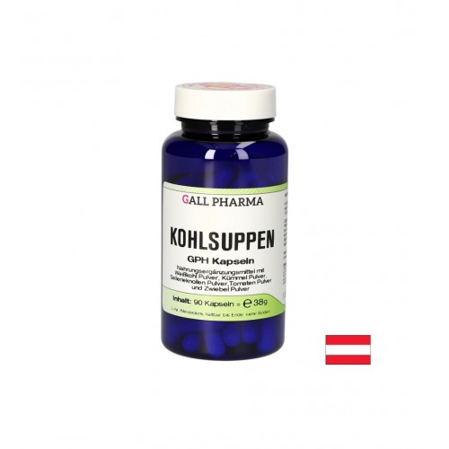 GALL PHARMA KOHLSUPPEN / ЗДРАВОСЛОВНО ОТСЛАБВАНЕ ЗЕЛЕВА СУПА КАПС. X 90 GALL PHARMA KOHLSUPPEN / ЗДРАВОСЛОВНО ОТСЛАБВАНЕ ЗЕЛЕВА СУПА КАПС. X 90
