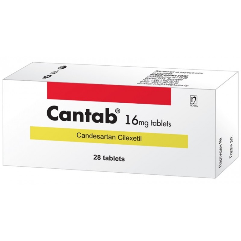 NOBEL CANTAB / КАНТАБ 16МГ ТАБЛ. Х28