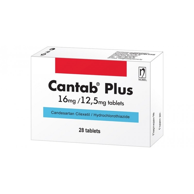 NOBEL CANTAB PLUS / КАНТАБ ПЛЮС 16МГ ТАБЛ. Х28