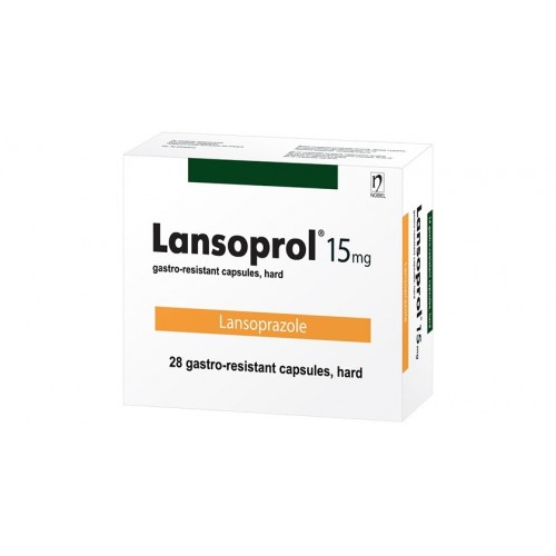NOBEL LANSOPROL / ЛАНСОПРОЛ 15МГ КАПС. Х28