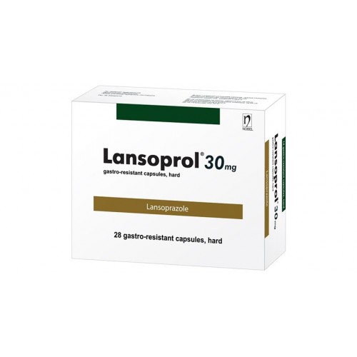 NOBEL LANSOPROL / ЛАНСОПРОЛ 30МГ КАПС. Х28