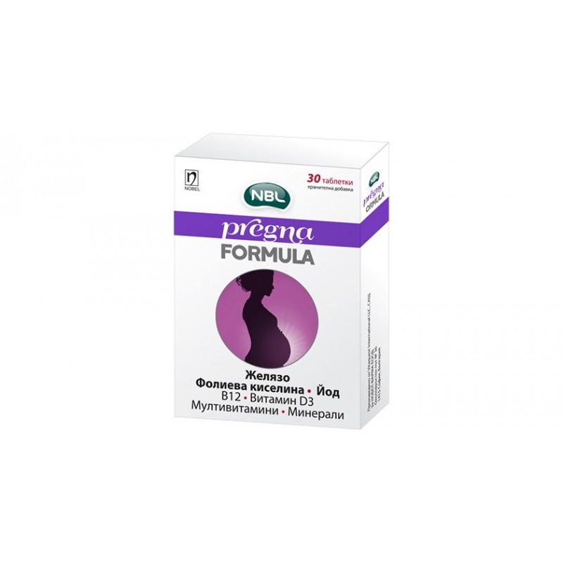NOBEL PREGNA FORMULA / ПРЕГНА ФОРМУЛА ТАБЛ. X30 NOBEL PREGNA FORMULA / ПРЕГНА ФОРМУЛА ТАБЛ. X30