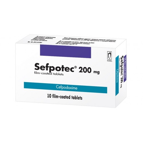 NOBEL SEFPOTEC / СЕФПОТЕК 200МГ ТАБЛ. Х10