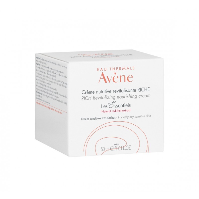AVENE LES ESSENTIELS RICH REVITALIZING NOURISHING CREAM FOR DRY SENSITIVE SKIN / АВЕН БОГАТ ПОДРАНВАЩ РЕВИТАЛИЗИРАЩ КРЕМ ЗА СУХА И ЧУВСТВИТЕЛНА КОЖА 50 МЛ AVENE LES ESSENTIELS RICH REVITALIZING NOURISHING CREAM FOR DRY SENSITIVE SKIN / АВЕН БОГАТ ПОДРАНВАЩ РЕВИТАЛИЗИРАЩ КРЕМ ЗА СУХА И ЧУВСТВИТЕЛНА КОЖА 50 МЛ