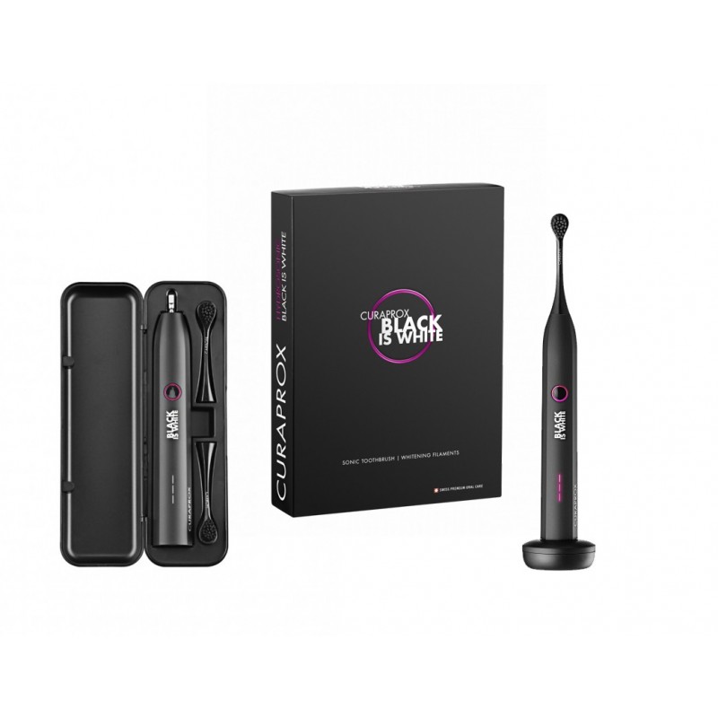 CURAPROX HYDROSONIC BLACK IS WHITE / ЕЛЕКТРИЧЕСКА ЧЕТКА ЗА ЗЪБИ CURAPROX HYDROSONIC BLACK IS WHITE / ЕЛЕКТРИЧЕСКА ЧЕТКА ЗА ЗЪБИ