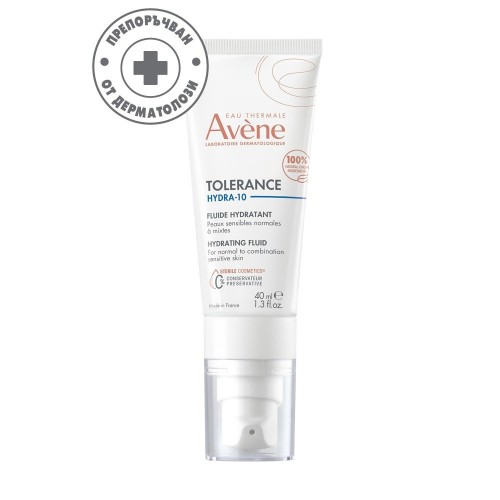 AVENE EAU THERMALE TOLERANCE HYDRA-1O HYDRATING FLUID / АВЕН ХИДРА-10 ХИДРАТИРАЩ ФЛУИД 40МЛ