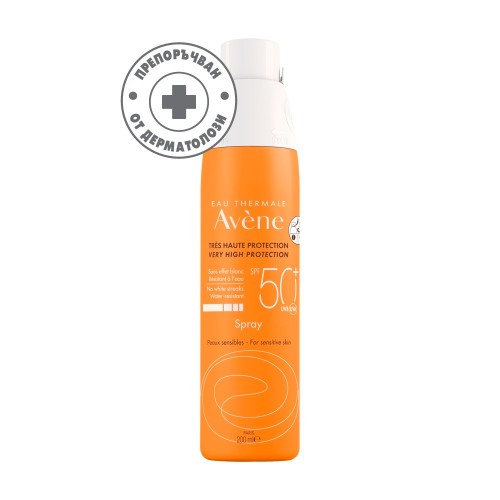 AVENE EAU THERMALE VERY HIGH PROTECTION SPRAY / АВЕН СПРЕЙ ЗА ВЪЗРАСТНИ ЗА ЛИЦЕ И ТЯЛО SPF50+ 200МЛ