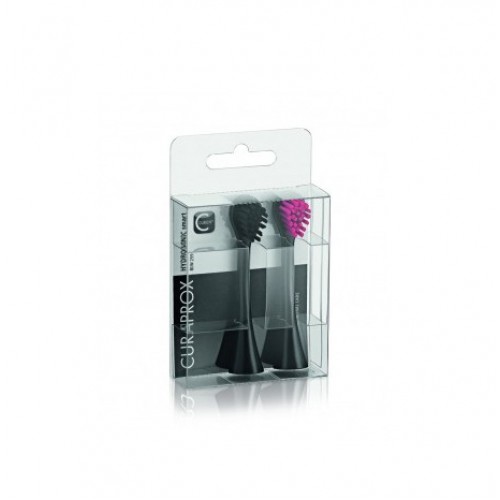 CURAPROX HYDROSONIC BLACK IS WHITE / НАКРАЙНИК ЗА УЛТРАЗВУКОВА ЧЕТКА ЗА ЗЪБИ БР. X2 CURAPROX HYDROSONIC BLACK IS WHITE / НАКРАЙНИК ЗА УЛТРАЗВУКОВА ЧЕТКА ЗА ЗЪБИ БР. X2