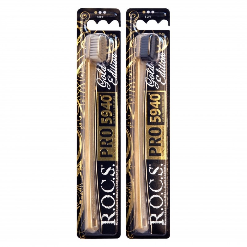 R.O.C.S PRO GOLD TOOTHBRUSH / РОКС ЧЕТКА ЗА ЗЪБИ ПРО Х1 R.O.C.S PRO GOLD TOOTHBRUSH / РОКС ЧЕТКА ЗА ЗЪБИ ПРО Х1