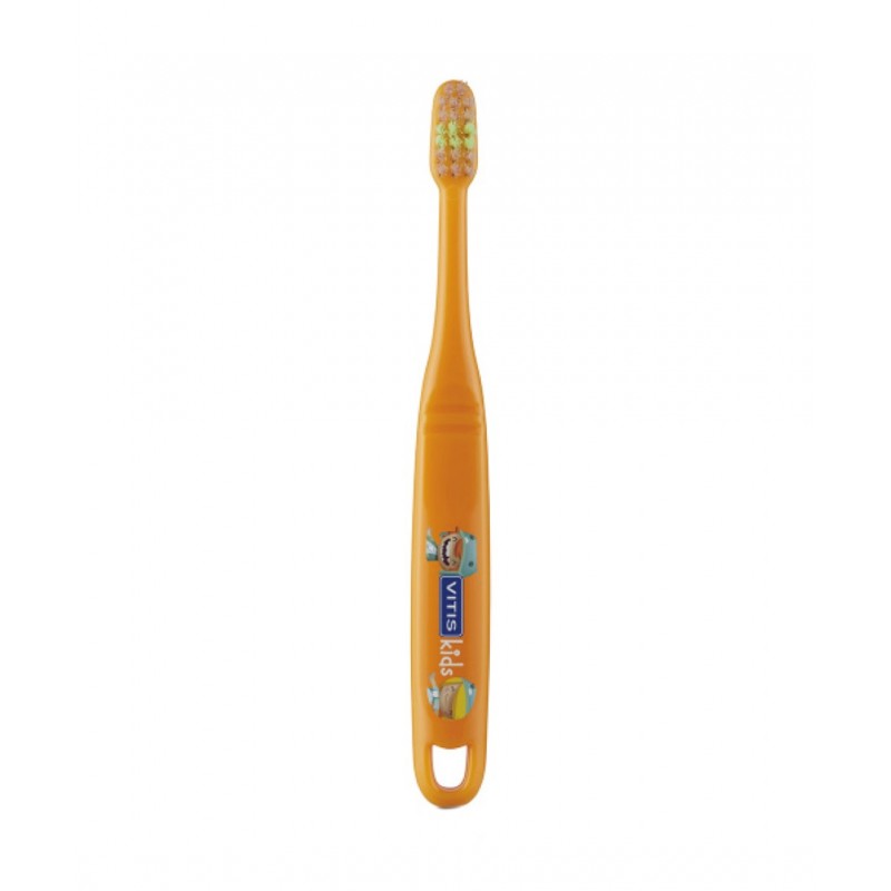 VITIS KIDS / ЧЕТКА ЗА ЗЪБИ ЗА ДЕЦА ОРАНЖЕВ ОТ 3 ДО 6 ГОДИНИ VITIS KIDS / ЧЕТКА ЗА ЗЪБИ ЗА ДЕЦА ОРАНЖЕВ ОТ 3 ДО 6 ГОДИНИ