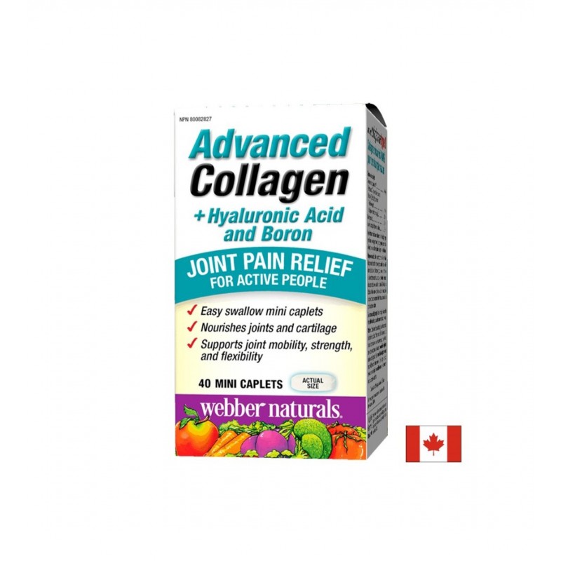 WEBBER NATURALS ADVANCED COLLAGEN + HYALURONIC ACID AND BORON / КОСТИ И СТАВИ КОЛАГЕН + ХИАЛУРОНОВА КИСЕЛИНА И БОР МИНИ КАПЛЕТИ Х 40 WEBBER NATURALS ADVANCED COLLAGEN + HYALURONIC ACID AND BORON / КОСТИ И СТАВИ КОЛАГЕН + ХИАЛУРОНОВА КИСЕЛИНА И БОР МИНИ КАПЛЕТИ Х 40