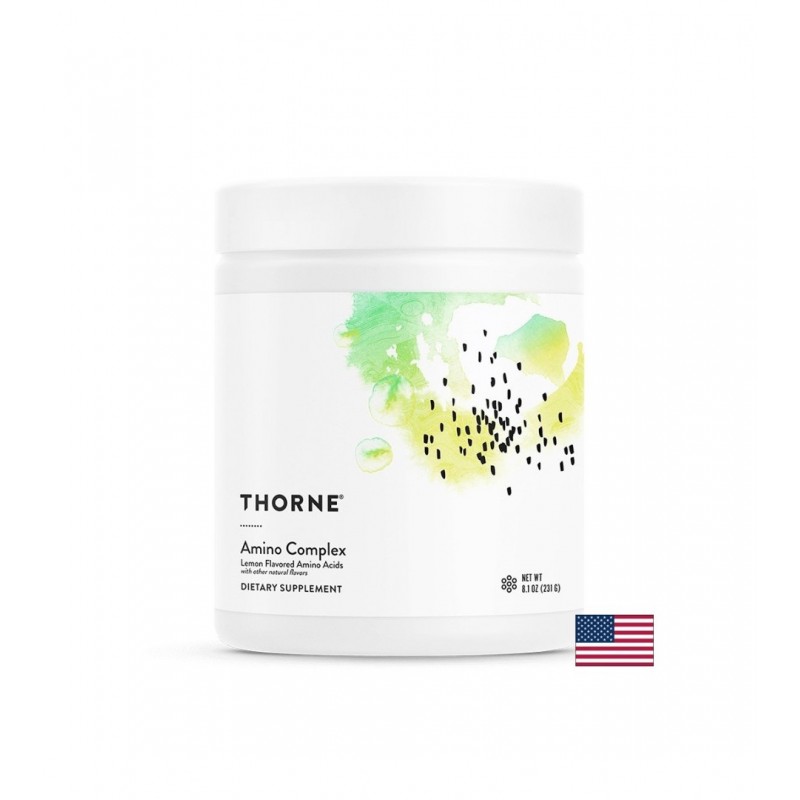 THORNE USA AMINO COMPLEX LEMON FLAVORED / АМИНО КОМПЛЕКС ЕНЕРГИЯ И ВЪЗСТАНОВЯВАНЕ НА МУСКУЛИТЕ С ВКУС НА ЛИМОН 231 ГР THORNE USA AMINO COMPLEX LEMON FLAVORED / АМИНО КОМПЛЕКС ЕНЕРГИЯ И ВЪЗСТАНОВЯВАНЕ НА МУСКУЛИТЕ С ВКУС НА ЛИМОН 231 ГР