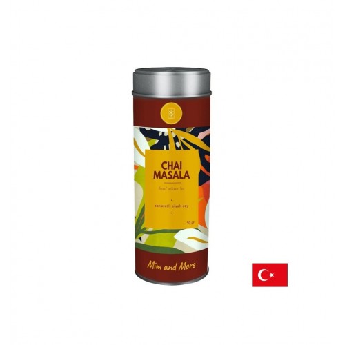 MIM AND MORE CHAI MASALA / ЧАЙ МАСАЛА С ЦЕЙЛОНСКИ ЧАЙ, ПЛОДОВИ КОРИ И ПОДПРАВКИ 50 ГР MIM AND MORE CHAI MASALA / ЧАЙ МАСАЛА С ЦЕЙЛОНСКИ ЧАЙ, ПЛОДОВИ КОРИ И ПОДПРАВКИ 50 ГР