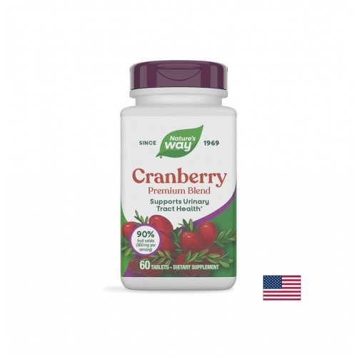NATURE'S WAY PREMIUM BLEND CRANBERRY / ЧЕРВЕНА БОРОВИНКА 430МГ ТАБЛ. Х60 NATURE'S WAY PREMIUM BLEND CRANBERRY / ЧЕРВЕНА БОРОВИНКА 430МГ ТАБЛ. Х60