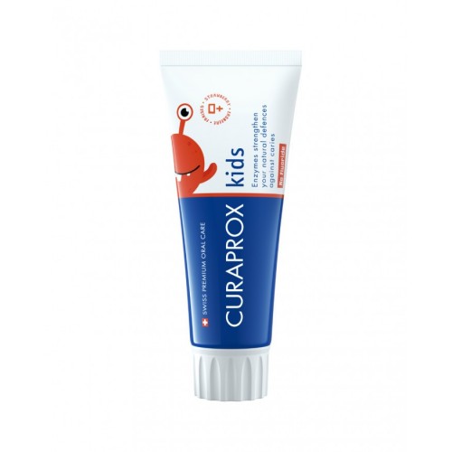 CURAPROX KIDS / ДЕТСКА ПАСТА ЗА ЗЪБИ ЯГОДА БЕЗ ФЛУОРИД 2 + ГОДИНИ 60МЛ CURAPROX KIDS / ДЕТСКА ПАСТА ЗА ЗЪБИ ЯГОДА БЕЗ ФЛУОРИД 2 + ГОДИНИ 60МЛ