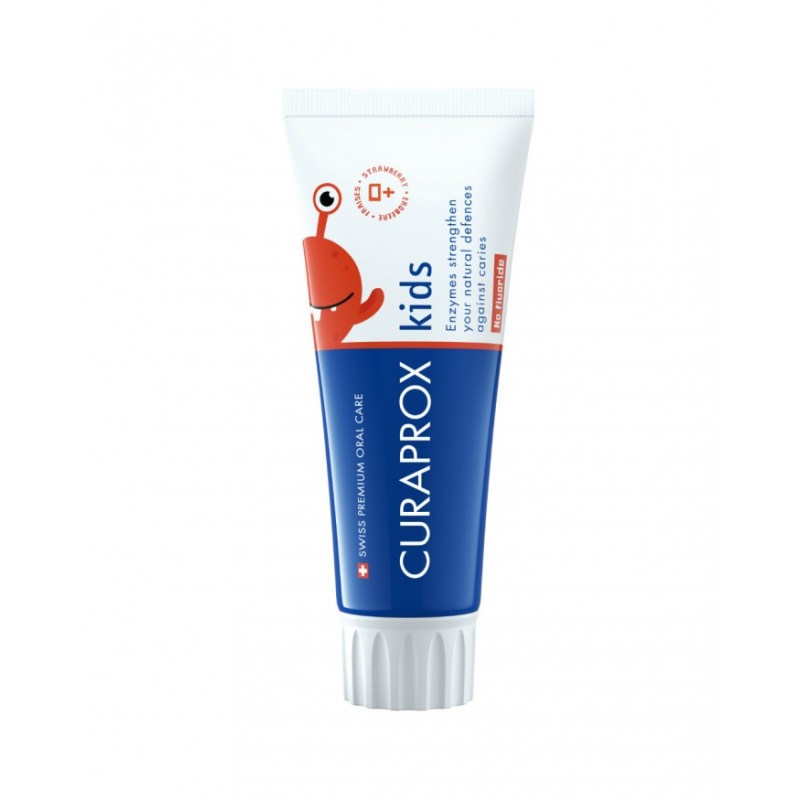 CURAPROX KIDS / ДЕТСКА ПАСТА ЗА ЗЪБИ ЯГОДА БЕЗ ФЛУОРИД 2 + ГОДИНИ 60МЛ CURAPROX KIDS / ДЕТСКА ПАСТА ЗА ЗЪБИ ЯГОДА БЕЗ ФЛУОРИД 2 + ГОДИНИ 60МЛ