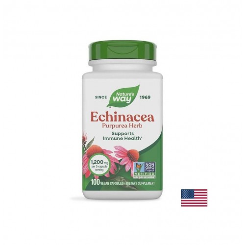 NATURE'S WAY ECHINACEA PURPUREA HERB / ЕХИНАЦЕЯ (БИЛКА) КАПС. Х100 NATURE'S WAY ECHINACEA PURPUREA HERB / ЕХИНАЦЕЯ (БИЛКА) КАПС. Х100