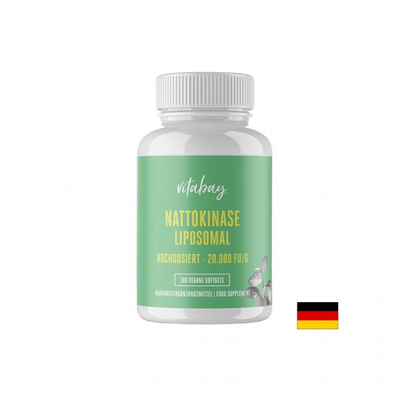 VITABAY NATTOKINASE LIPOSOMAL / НАТТОКИНАЗА (ЛИПОЗОМНА) 100 МГ КАПС. X 180
